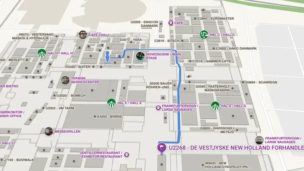 agromek trade show map