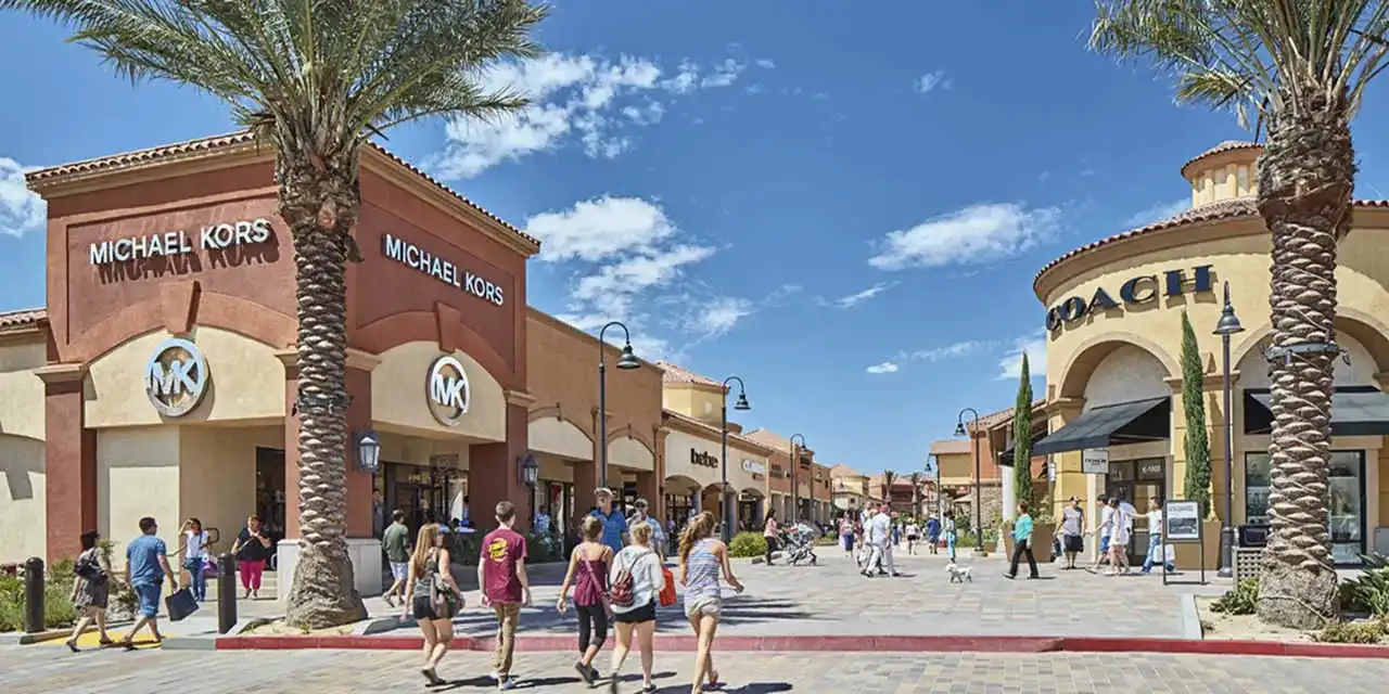 Outlet mall exterior