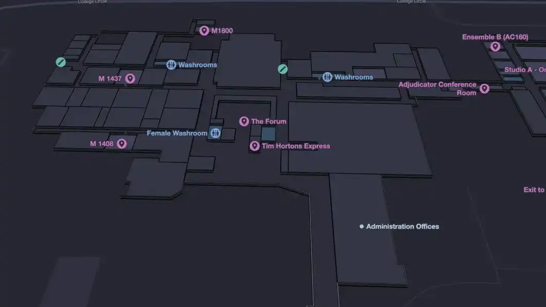 Provincial One-Act Play Festival map