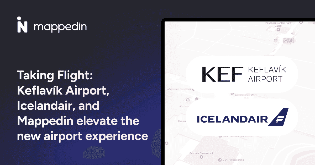 Taking Flight: KEF, Icelandair, Mappedin