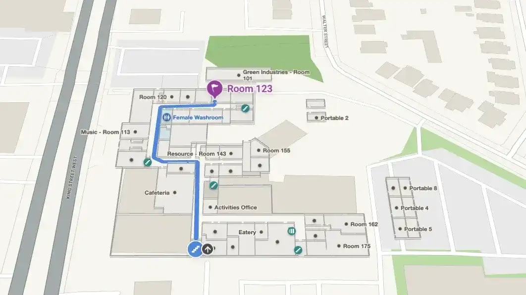 KCI School map