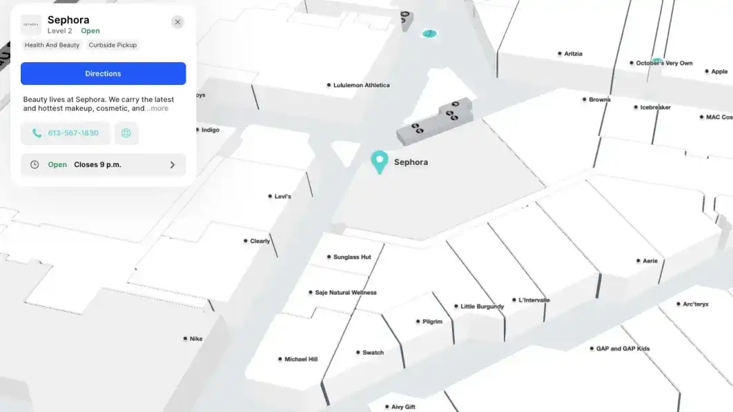 Cadillac Fairview map locations