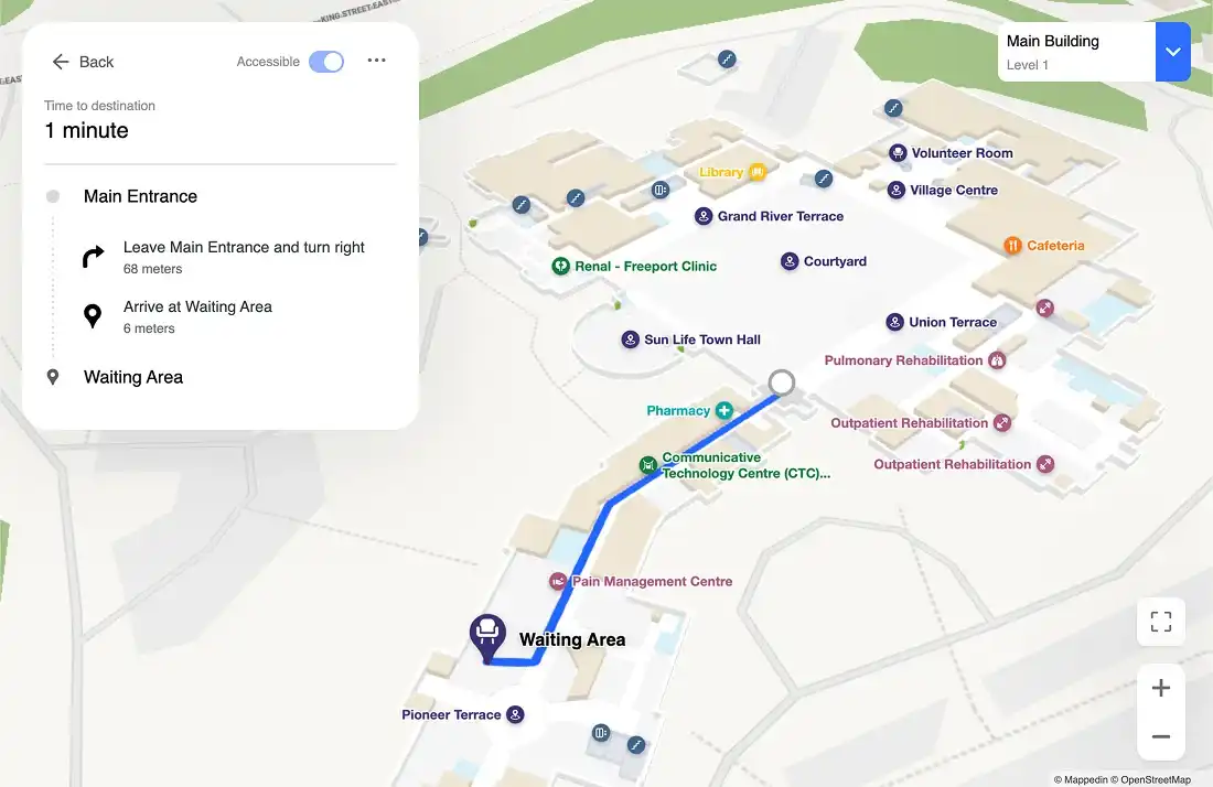 Grand River Hospital Map