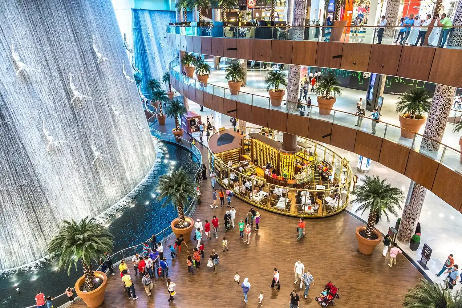 Interior of Dubai mall