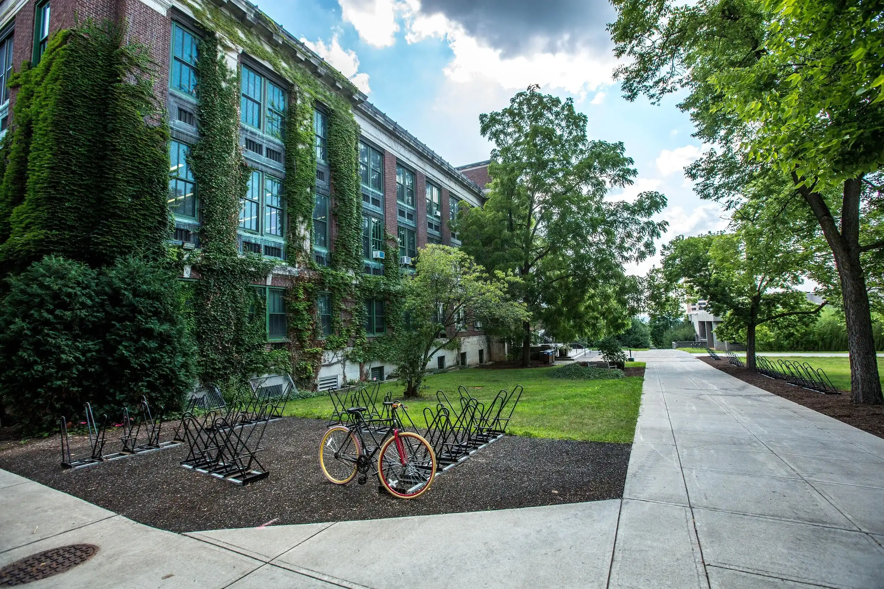 Outdoor view of a school