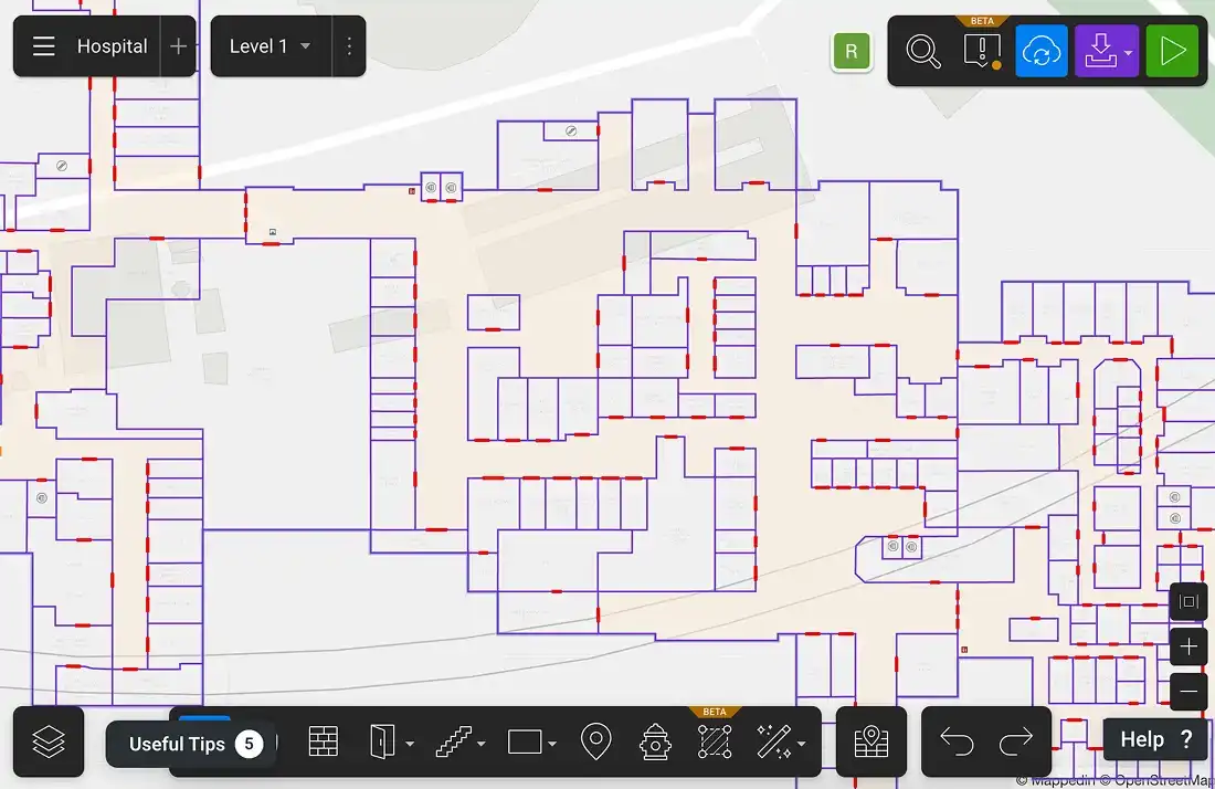 Mappedin editor example